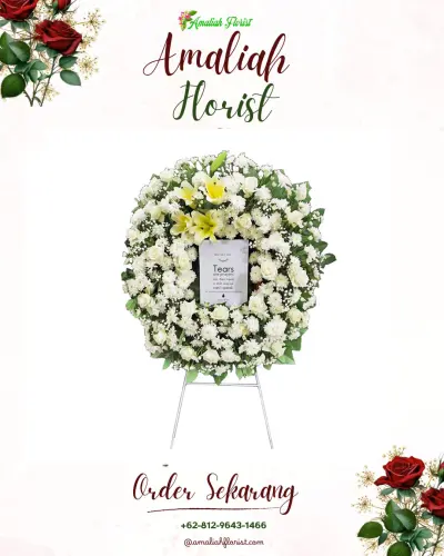 Krans Bunga Duka Cita di Menjangan