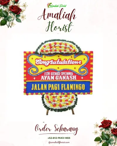 Bunga Papan Congratulation di Menjangan